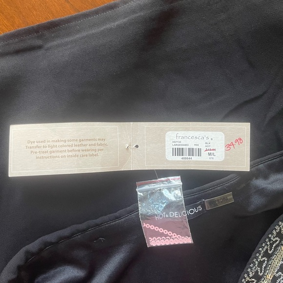 Francesca’s Beaded Mini Skirt - Picture 4 of 4